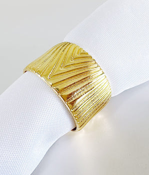 GOLD WOODGRAIN NAPKIN RING NR1217