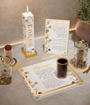 Ornate Garden Havdalah Candle HCOG01