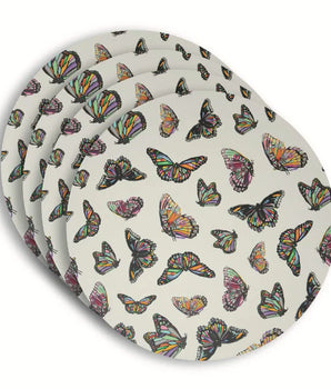 BUTTERFLIES 15" VINYL PLACEMAT S/4 VP150009