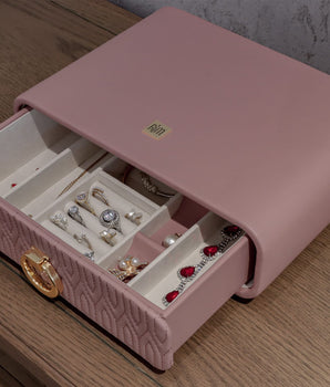 ROZAY JEWELRY BOX MAUVE RJBMV1
