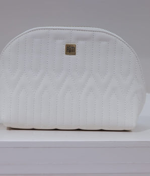 ROZAY COSMETIC BAG WHITE RCBWH1