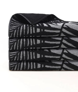 PINE HAND TOWEL BLACK AND WHITE