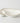CHIP & DIP LEAF BOWL WHITE W/ GOLD RIM POR0026WG