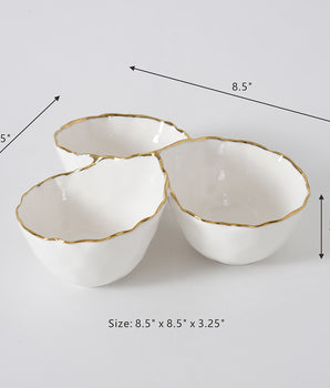 Portofino 3 Section Server POR0032WG