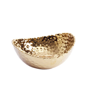 Medium Oval Bowl Gold CER-2019-G
