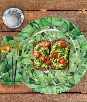 PURA VIDA 11" DINNER PLATE MELAMINE S/4 MD110001