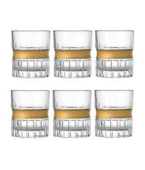 REGINE SHOT GLASS GOLDBAND S/6 21325