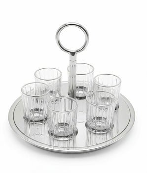 SPHERE 6 SHOT GLASS WITH GLASS 51474