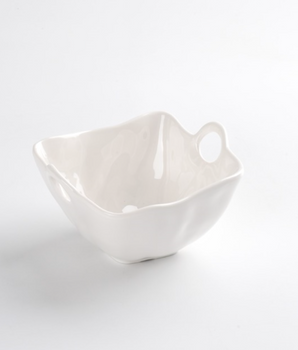 Melamine White Snack Bowl IVY2609