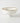 FOOTED BOWL WHITE W/ GOLD RIM SMALL  POR0020WG