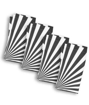 BL/WH STARBURST 20.5 FAUX LINEN NAPKIN S/4 LN200002