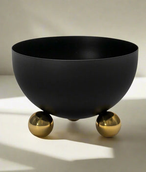 Temari Nut Bowl BLACK / GOLD 50925