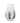 WHITE GLASS BUD VASE W/ BLACK STROKES VMV5006