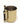 METAL GOLD WASHCUP W/ BLACK HANDLES VWC4661