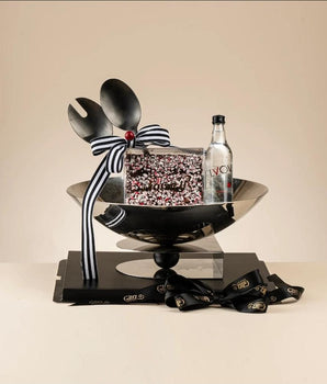 MODERN SALAD BOWL W/ SERVERS MM2620