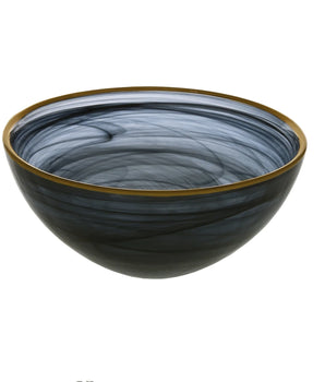 Black Alabaster Small Bowl CB346