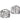 Diamante Crystal Votive Pair 14856