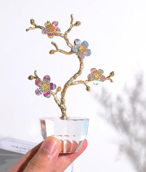 CRYSTAL FLORAL CLEAR PLUM DMCF-PLM-CL