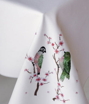 BIRD TABLECLOTH 60X84