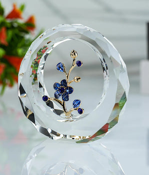 BLUE LILY CRYSTAL FLORAL DMCF-LIL-BL