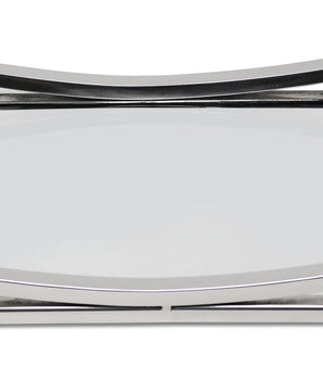 RECTANGLE MIRROR TRAY SILVER MT4598