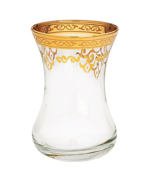 Tea Set Gold Artwork S/6 CAT672