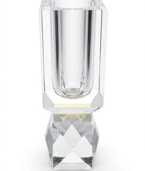 RIM CRYSTAL DIAMOND TABLE VASE