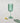 Malibu Green Ribbed Wine Glass 11oz VD-5714-GR