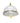 Glass Cake Dome SS Base W/ Gold Symmetrical Design TCD3346