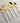 Cove Brushed Gold W/ White Handle FLATWARE S/4 VD-1642-SET-W