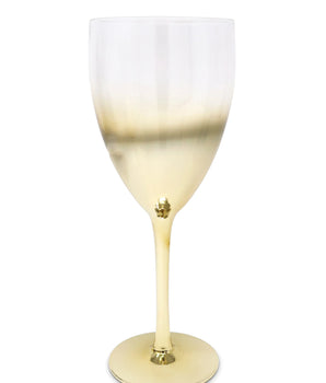 GOLD OMBRE STEM GLASSES S/6 GWG4784