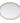 WHITE ALABASTER CHARGER W/ GOLD RIM S/4 CC4827
