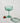 Malibu Green  Ribbed Champagne Glass S/6 VD-5711-GR