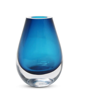 BLUE GLASS BUD VASE VBV5007