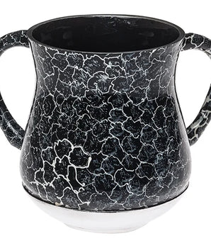 Aluminum Wash Cup Black / White 48727