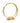 Gold Circle Hurricane Candle Holder / Centerpiece Medium CH2127G