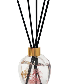 CLEAR DIFFUSER W/ PINK FLOWERS VD4281