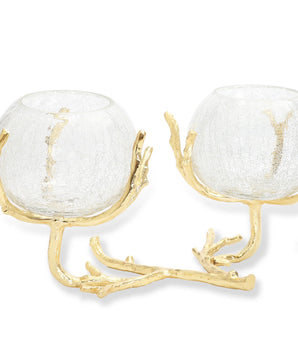 Gold 2 Branch Centerpiece Medium GRC2174