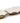 White Hammered 2 Section Relish Dish W/ Gold Scalloped Edge VRD4612