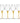 Marcella Wine Glasses W/ Gold Stem S/4 29784