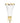 Gold Vase W/ Gold Symmetrical Design Base GV2892