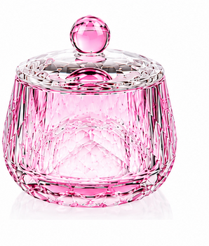 RIM CRYSTAL PINK JEWELRY BOX CJB116