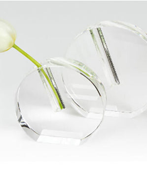 Crystal Round Small Bud Vase PH470VAS