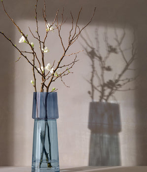 Gems Sapphire Vase 12.5" G1783-32-626