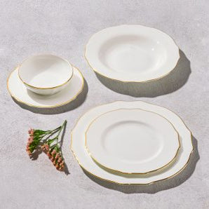 SPRING GOLD DINNERWARE SET 20PC S/4 VS-2010-SG