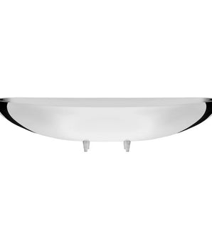 Silver Oval Footed bowl 50657