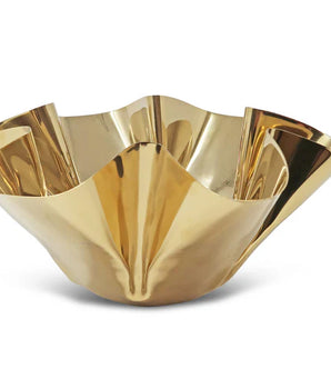 Gold Deep Crushed Bowl Large VB4899