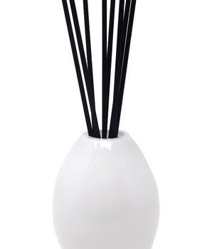 CRYSTAL WHITE DIFFUSER W/ BLACK REEDS VD4097
