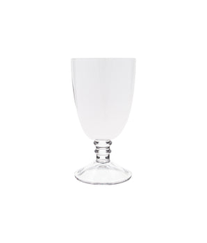 Iris White Clear Stem 20.5 oz S/6 VD-I20-W