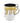 Gold Glitter White Enamel Wash Cup 50526